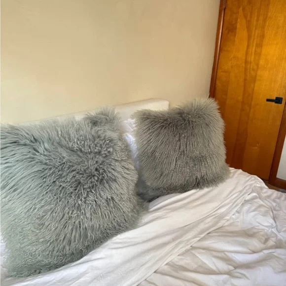 Mongolian Lamb Pillows